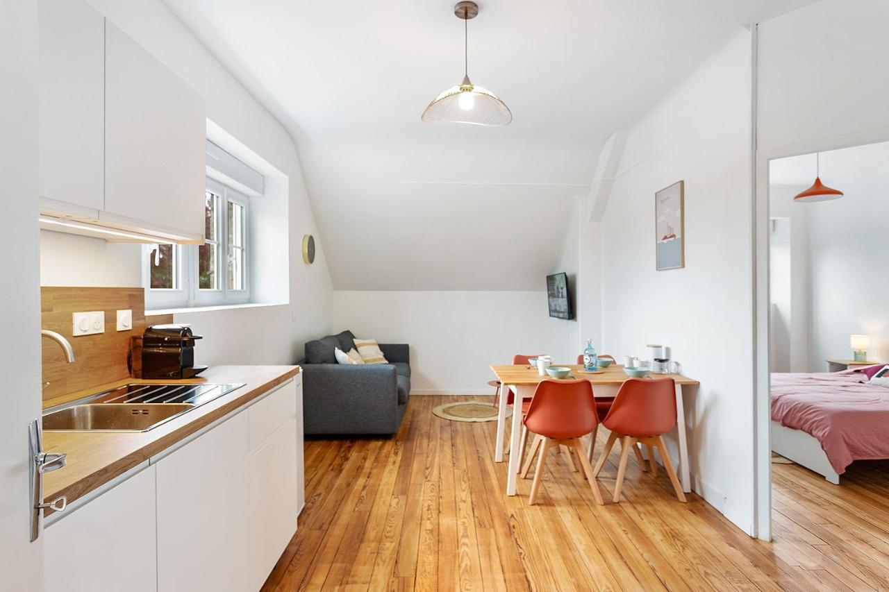 L'Escale De La Baie ! Apartment ปงตอร์ซง ภายนอก รูปภาพ